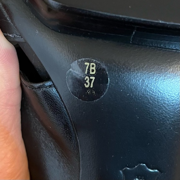 BCBG MAXAZRIA Strappy Black Ankle Bootie Heels - Size 7/37 - Picture 15 of 16